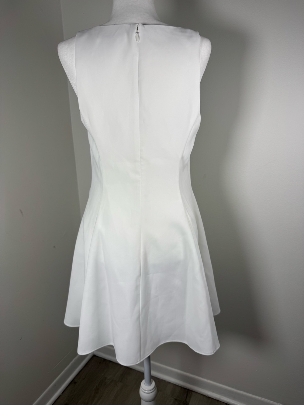 NEW Amanda Uprichard Aries Shell Embellished Sleeveless Fit & Flare Mini Dress L - Picture 7 of 11